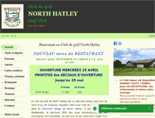 Tablet Screenshot of clubdegolfnorthhatley.com